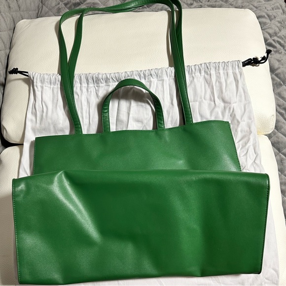 TELFAR Large! Shopping Bag Leaf Green, Sz Large (RARE) - Picture 6 of 12
